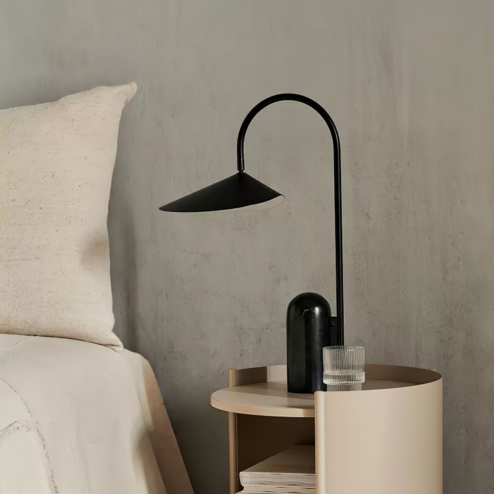 Dune Marble Cone Table Lamp