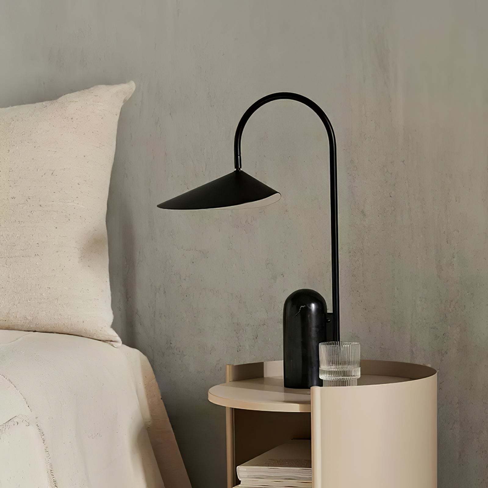 Dune Marble Cone Table Lamp