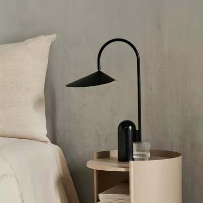 Dune Marble Cone Table Lamp