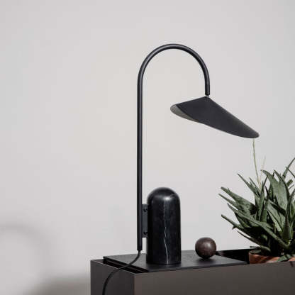 Dune Marble Cone Table Lamp