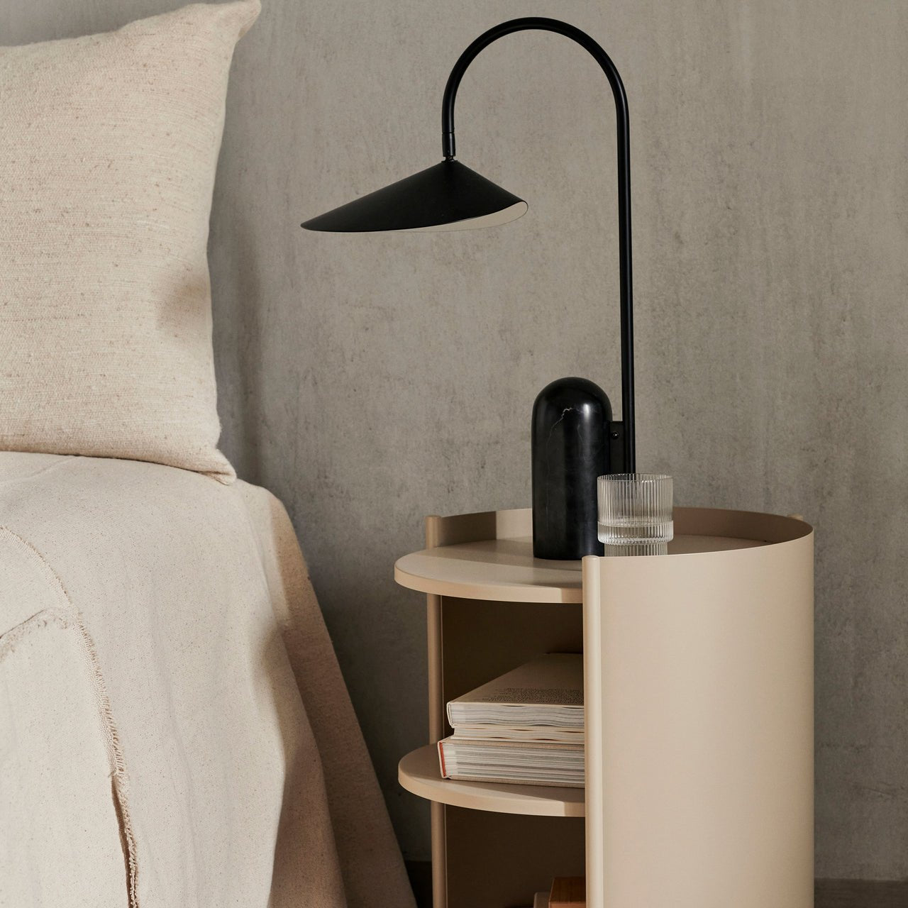 Dune Marble Cone Table Lamp