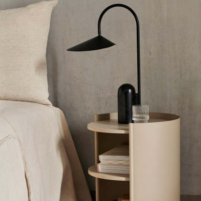Dune Marble Cone Table Lamp