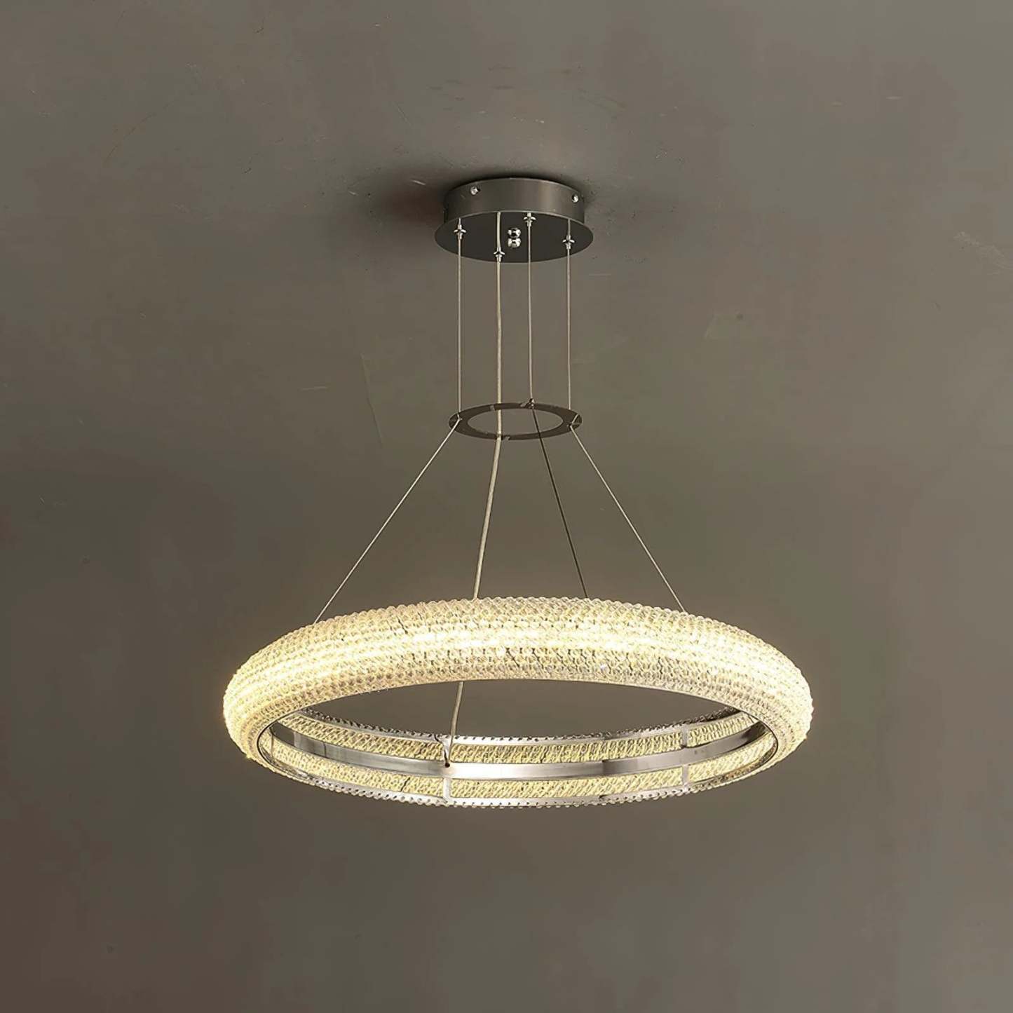 Cristal Anillo LED Lámparas de Araña | LASSOLA