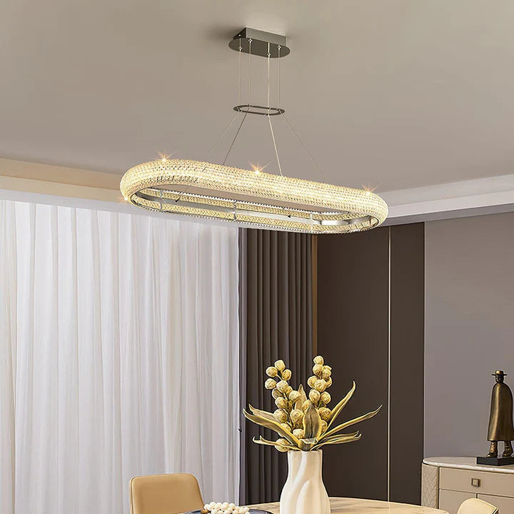 Muse Crystal Ring LED Chandelier