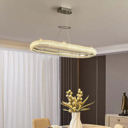 Muse Crystal Ring LED Chandelier