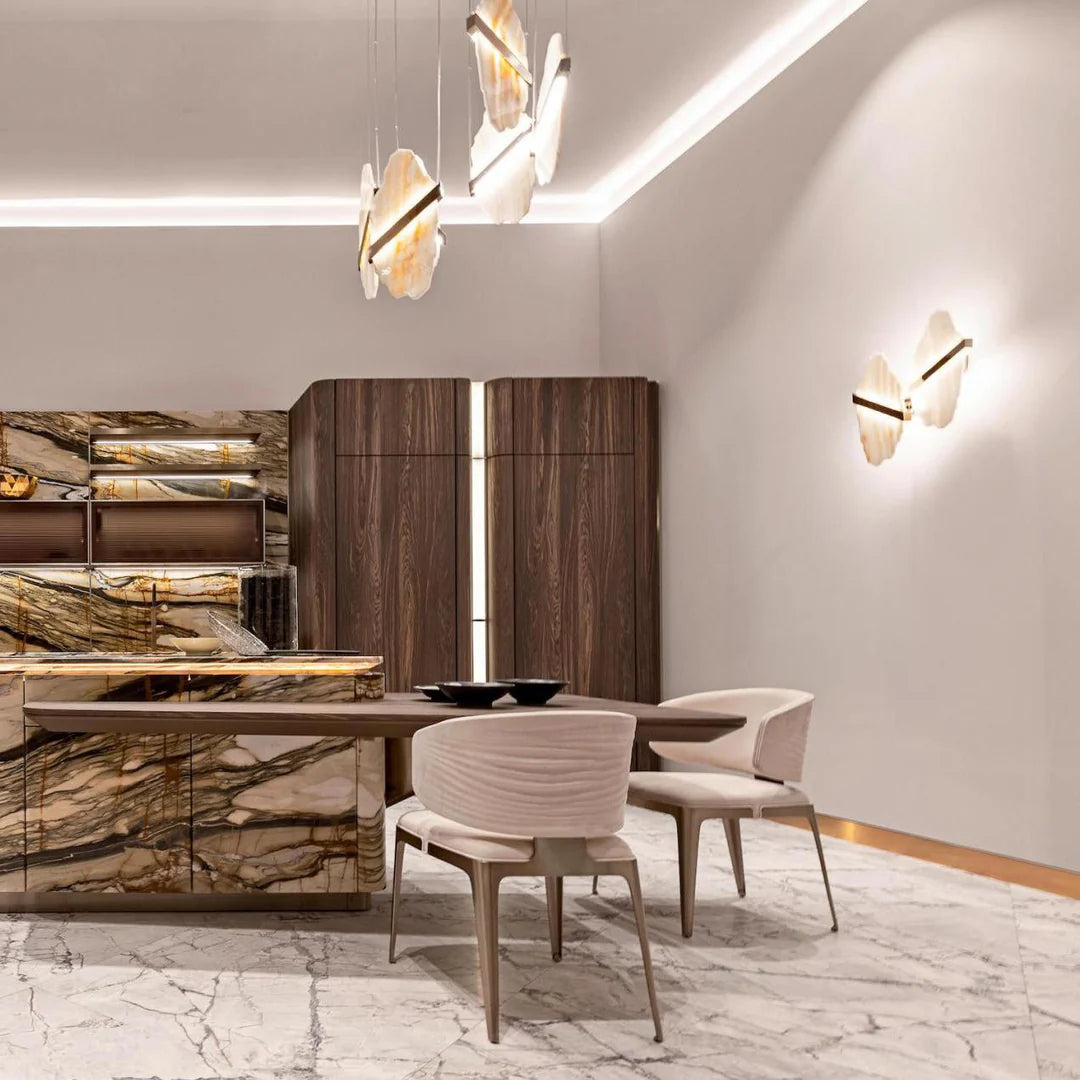 Artelux Highend Modern Sculptural Alabaster Chandelier