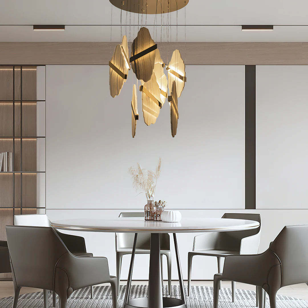 Artelux Highend Modern Sculptural Alabaster Chandelier