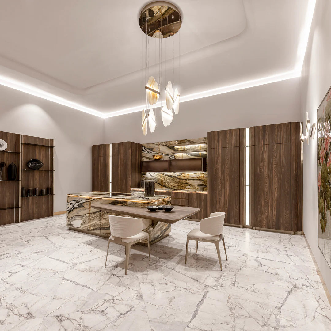 Artelux Highend Modern Sculptural Alabaster Chandelier