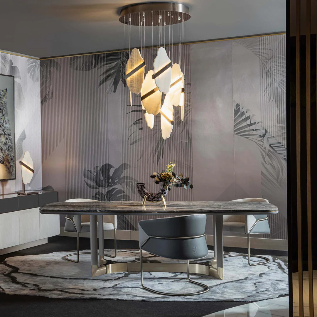 Artelux Highend Modern Sculptural Alabaster Chandelier