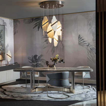 Artelux Highend Modern Sculptural Alabaster Chandelier