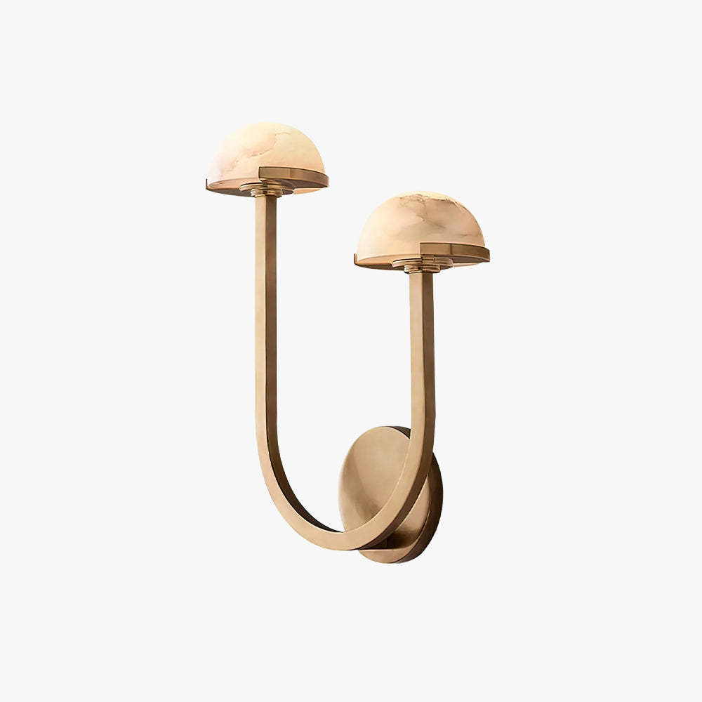 Halo Mushroom Alabaster Wall Light