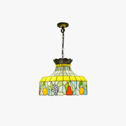 Eryn Vintage LED Lámpara Colgante Multicolor Metal Vidrio Dormitorio