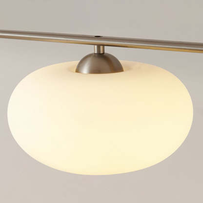 Hailie Multi Lámpara Colgante Moderna Vidrio/Metal Blanco Salón