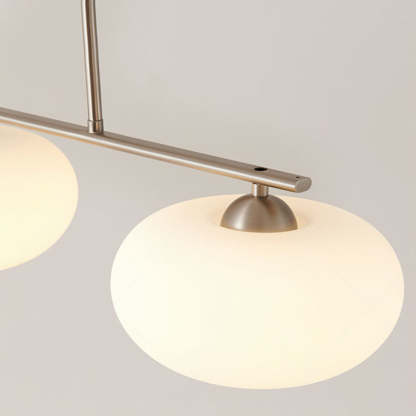 Hailie Multi Lámpara Colgante Moderna Vidrio/Metal Blanco Salón
