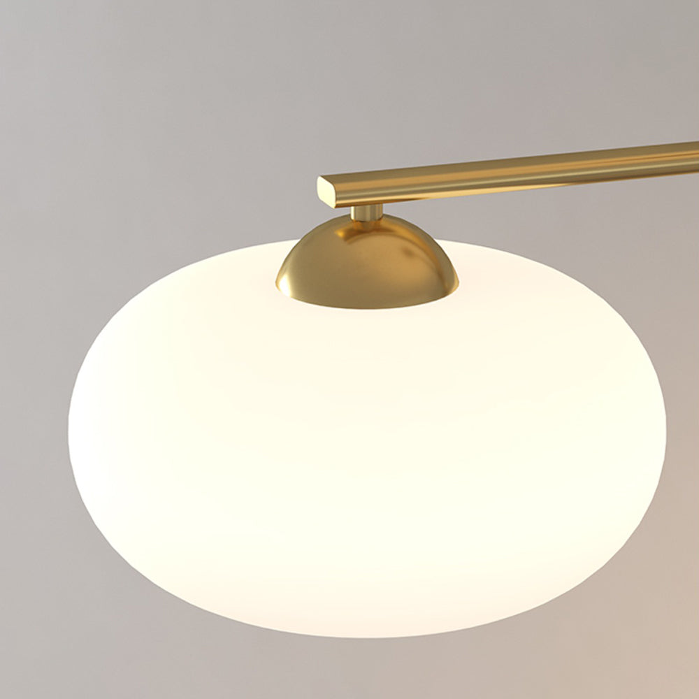 Hailie Multi Lámpara Colgante Moderna Vidrio/Metal Blanco Salón