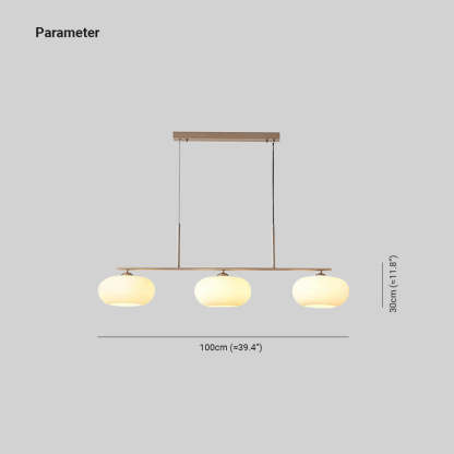 Hailie Multi Lámpara Colgante Moderna Vidrio/Metal Blanco Salón
