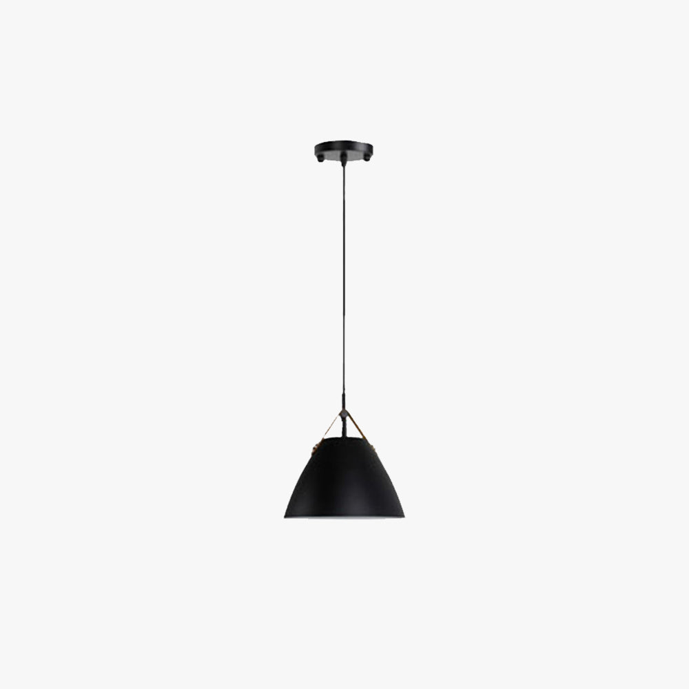 Morandi Moderno LED Lámpara Colgante Negro Gris Blanco Rosa Azul Verde Residencial Dormitorio Metal