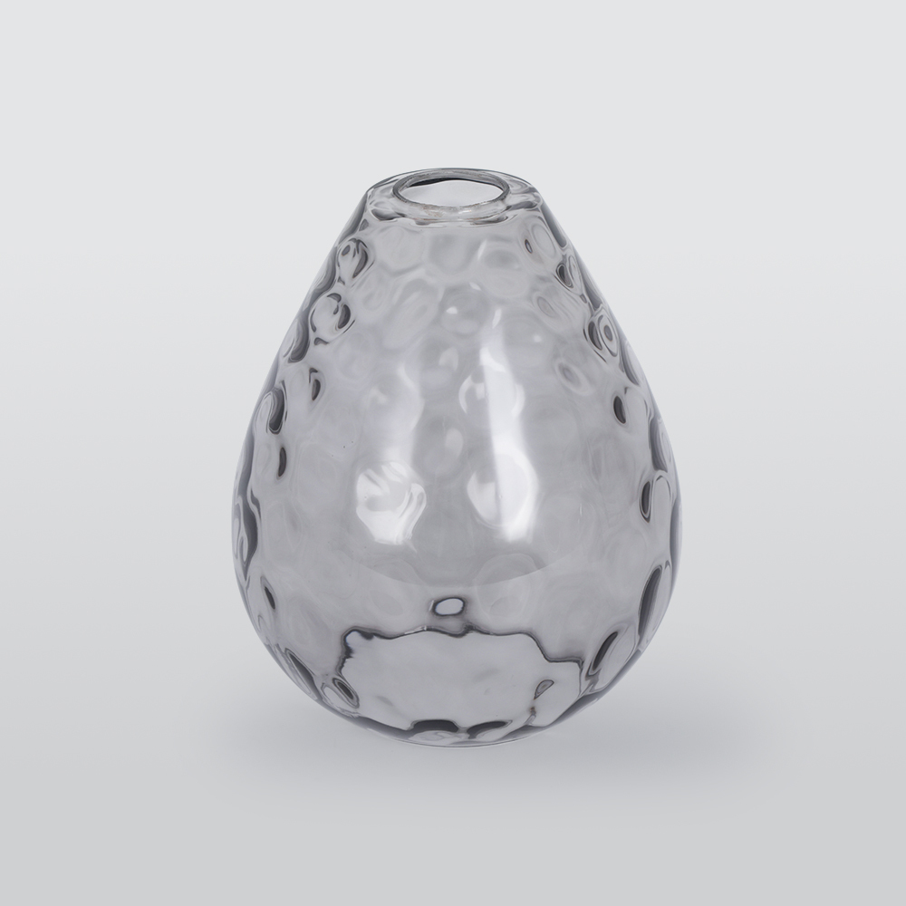 Avi Lámpara Colgante Vintage Teardrop Vidrio/Madera