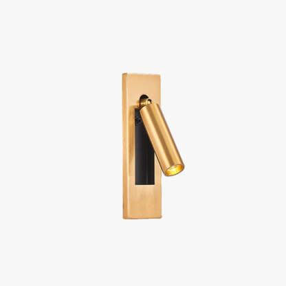 Orr Moderno LED Giratorio Luz de Pared Foco de Pared Negro Oro Residencial Dormitorio Metal