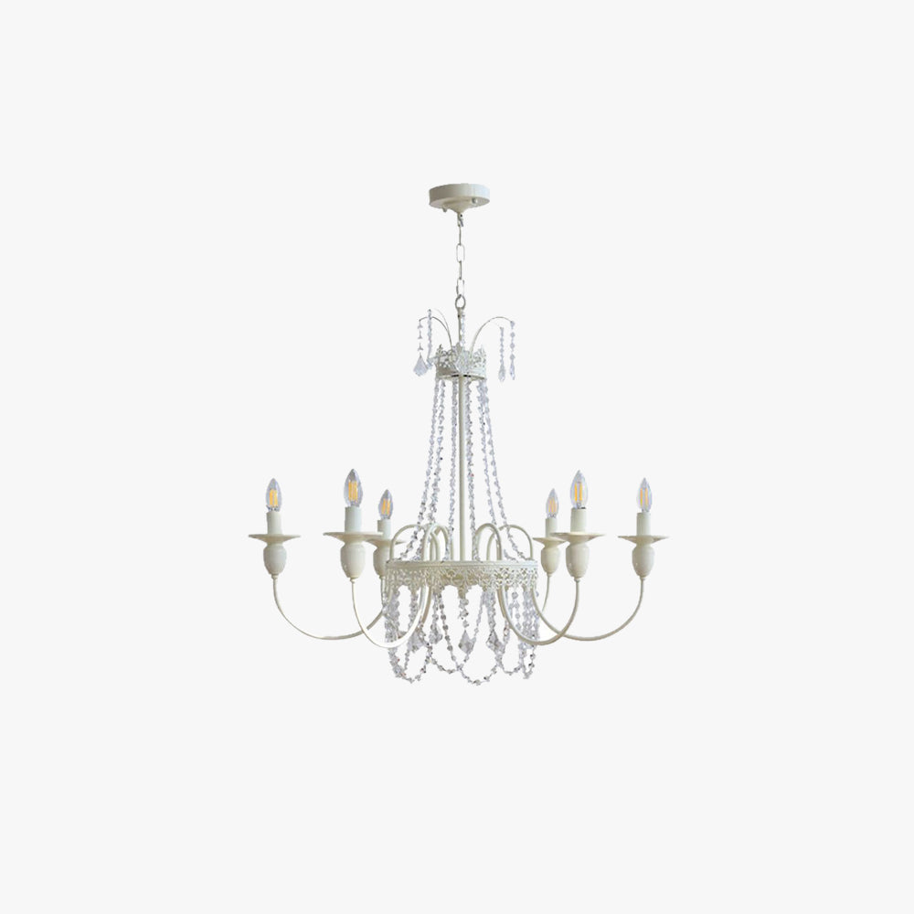 Silva Araña Vela Cristal Metal Madera Acrílico