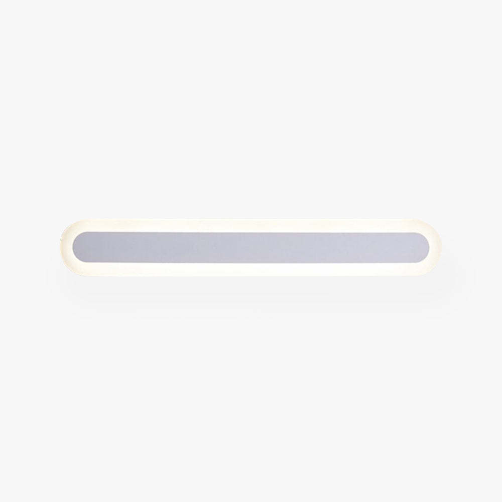 Edge Moderno Lineal LED Aplique Blanco/ Marrón Cuarto de Baño Metal Acrílico Tallas 40/59/80/99CM