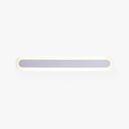 Edge Moderno Lineal LED Aplique Blanco/ Marrón Cuarto de Baño Metal Acrílico Tallas 40/59/80/99CM