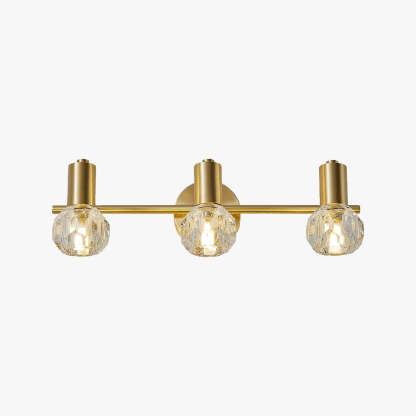 Kristy Lámpara de Pared LED Globo de lPLujo Dorada Baño / Dormitorio Metal Cristal 2 / 3 Luces