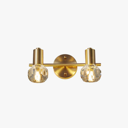 Kristy Lámpara de Pared LED Globo de lPLujo Dorada Baño / Dormitorio Metal Cristal 2 / 3 Luces