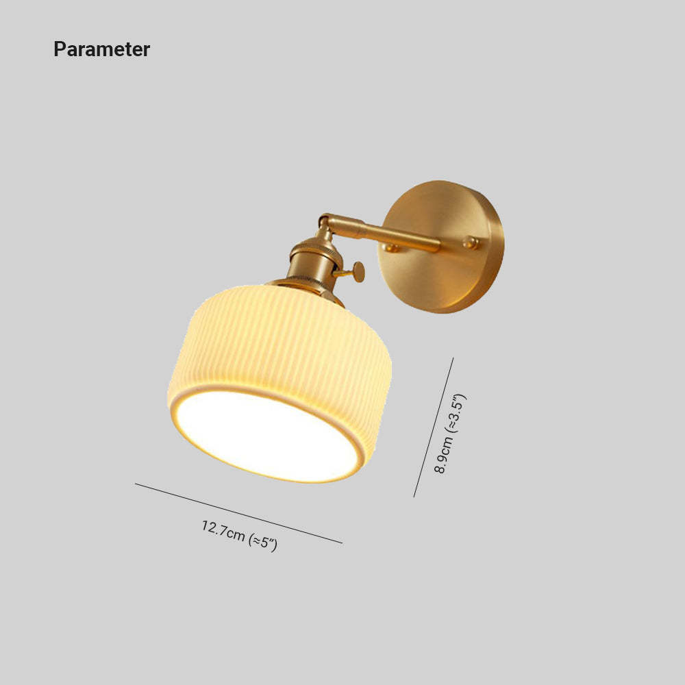 Lottie Moderna LED Apliques de pared Blanco/Dorado para Comedor/Salón Metal