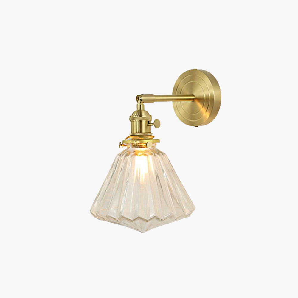Hailie Lujo Globo/Flores LED Aplique Oro Baño/Dormitorio Metal Vidrio
