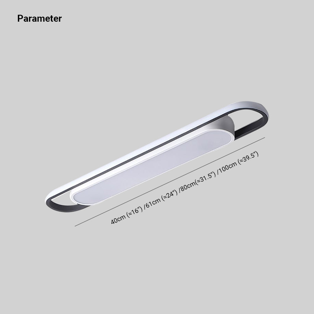 Quinn Moderno LED Lámpara de Techo Regulable Blanco Dormitorio/Salón Metal