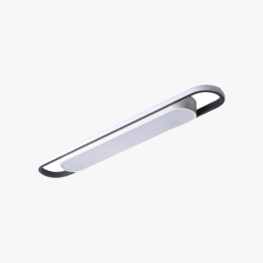 Quinn Moderno LED Lámpara de Techo Regulable Blanco Dormitorio/Salón Metal