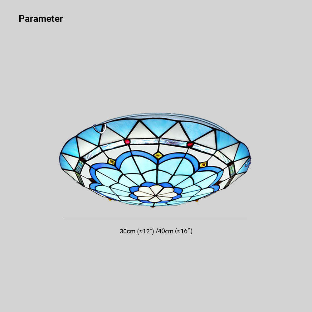 Eryn LED Lámpara de Techo Dormitorio/Salón Pasillo Colorido Vidrio