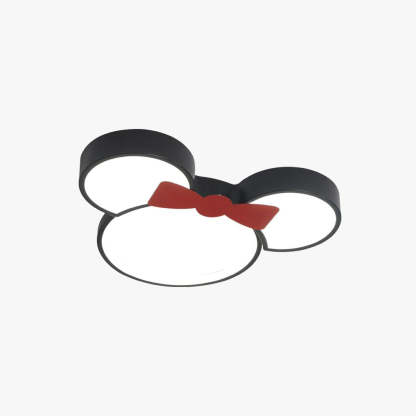 Freja Moderna LED Lámpara de techo Negra para Dormitorio/Habitación infantil