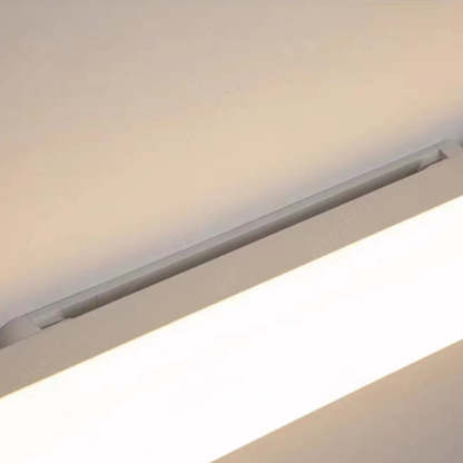 Edge Moderno Aplique Lineal, Blanco, Baño, Acrílico