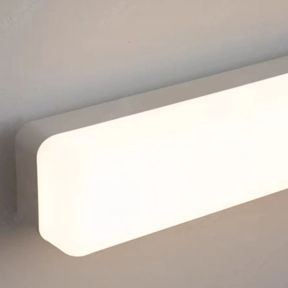 Edge Moderno Aplique Lineal, Blanco, Baño, Acrílico
