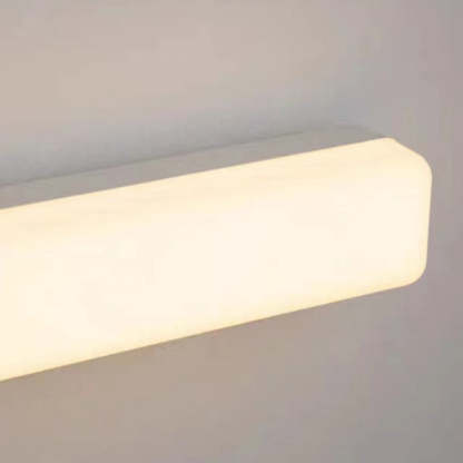 Edge Moderno Aplique Lineal, Blanco, Baño, Acrílico