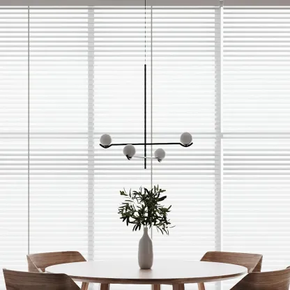 Alessio Minimalism Metal Glass Pendant Light Dining Room Bedroom