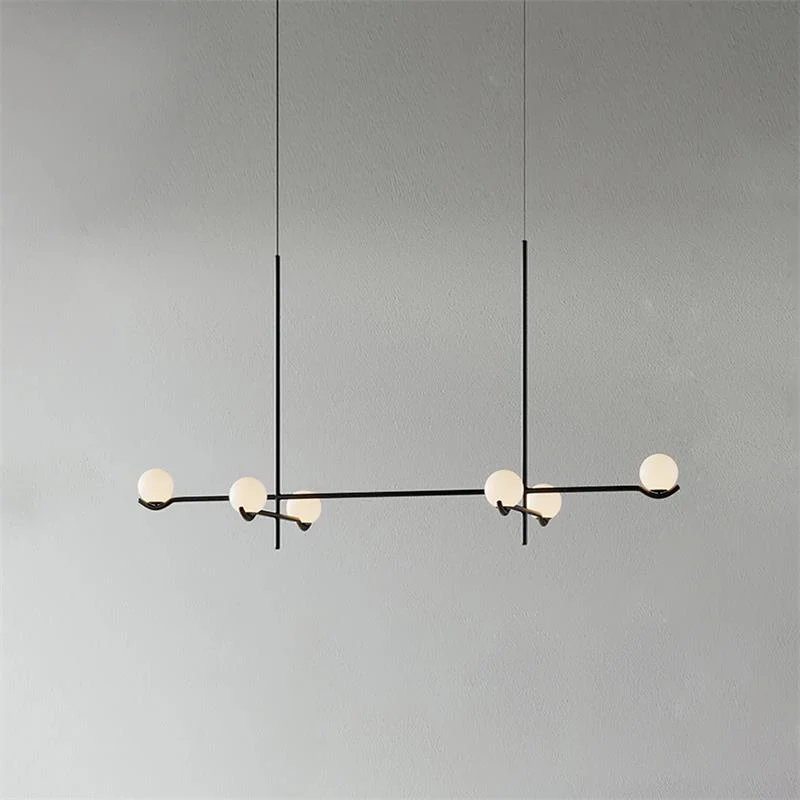 Alessio Minimalism Metal Glass Pendant Light Dining Room Bedroom