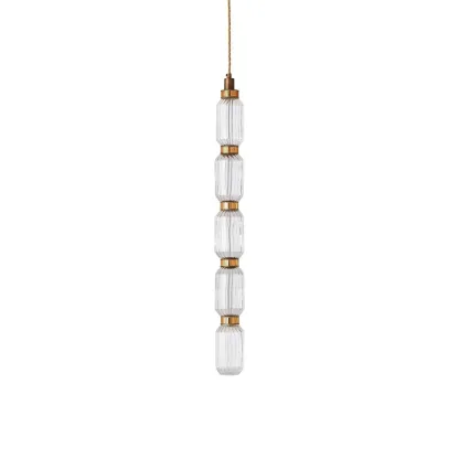 Alessio Vintage Metal Glass Pendant Light Bedroom Living Room
