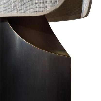 Hakka Linen Barrier Floor Lamp