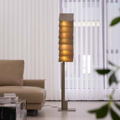 Axis Layered Metal Floor Lamp