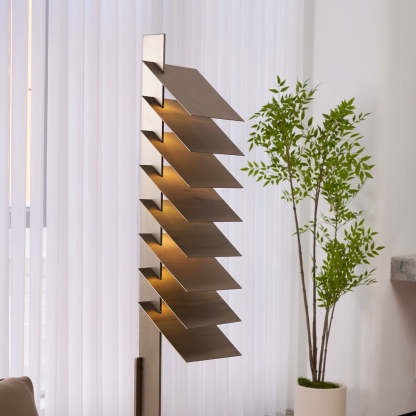 Axis Layered Metal Floor Lamp