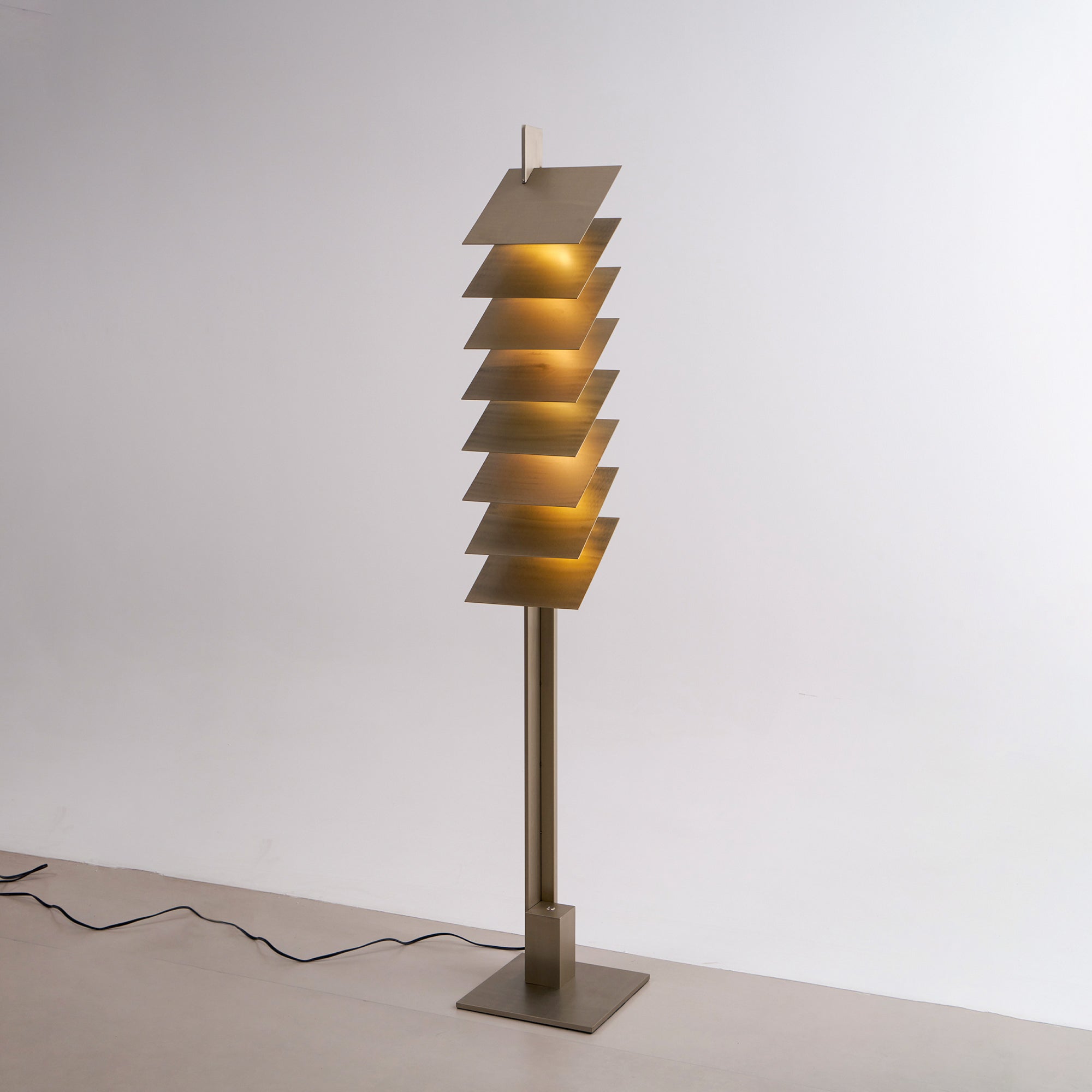 Axis Layered Metal Floor Lamp