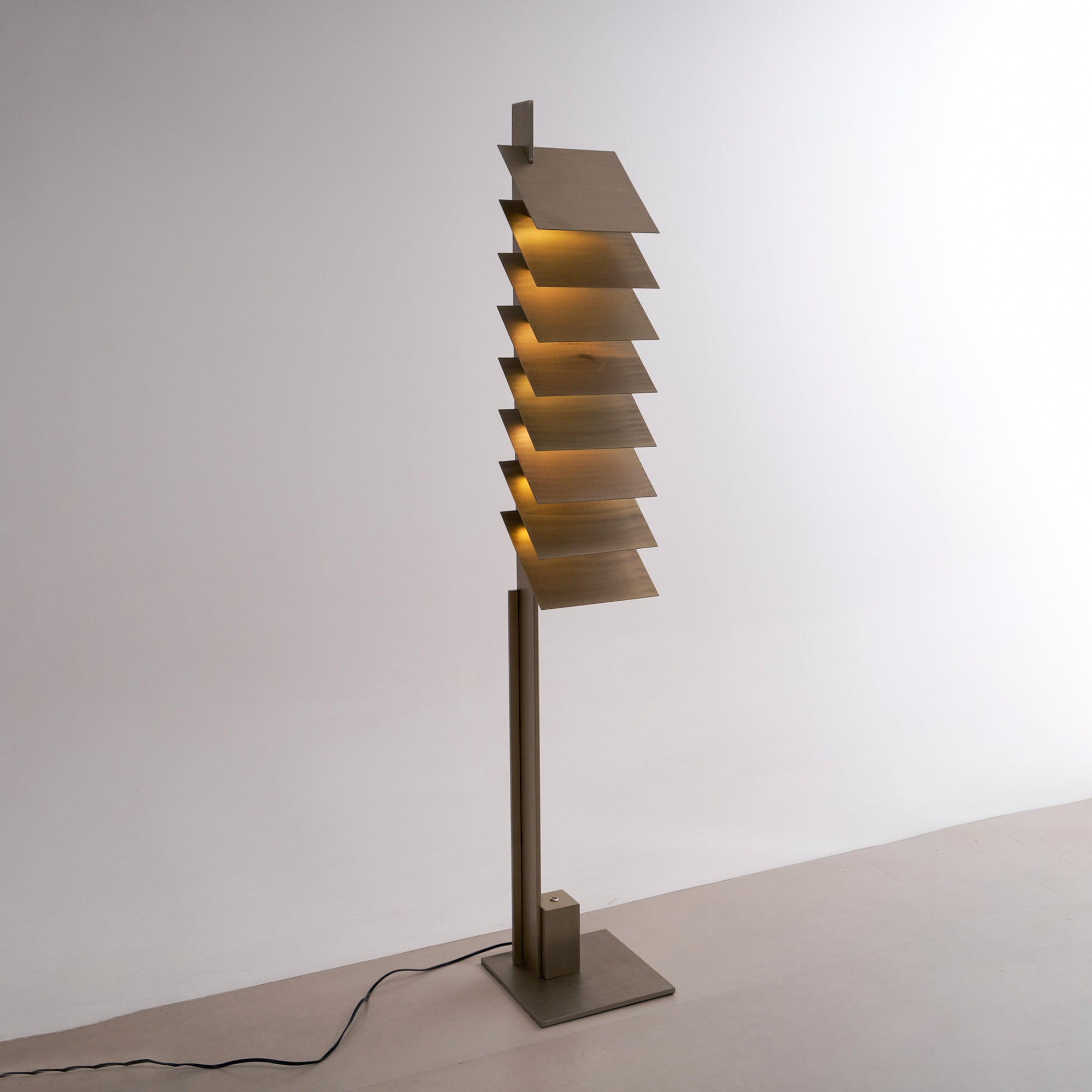 Axis Layered Metal Floor Lamp