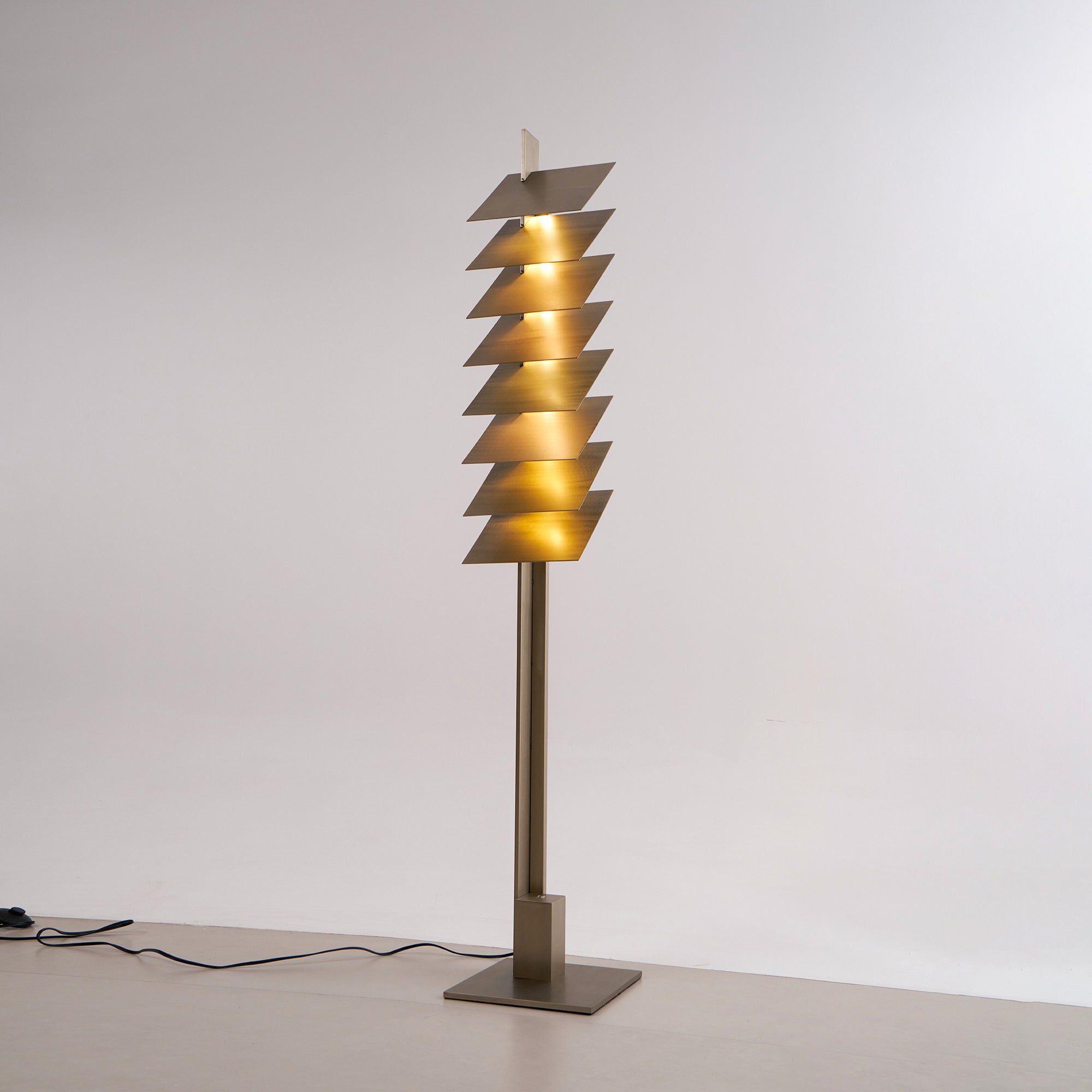 Axis Layered Metal Floor Lamp