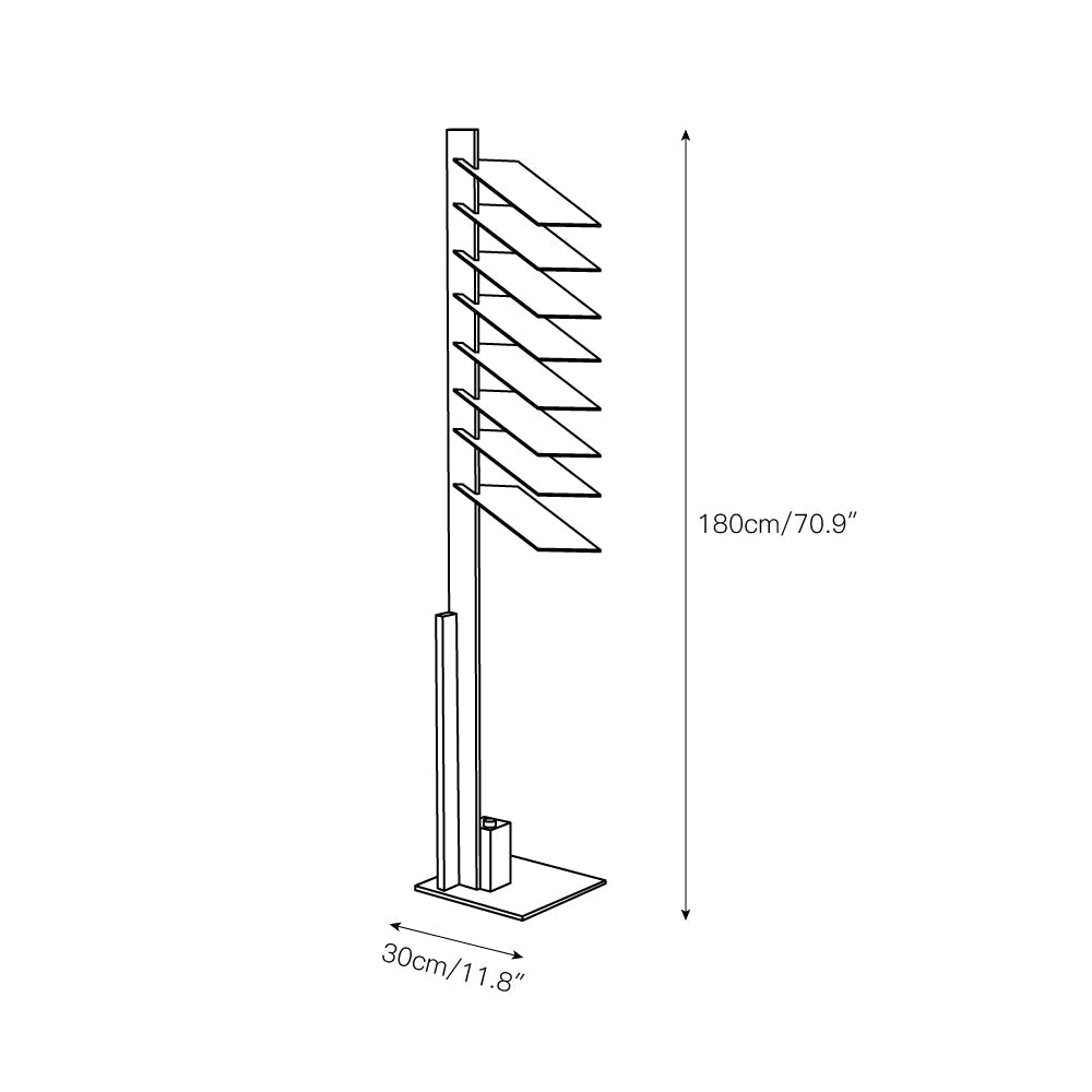 Axis Layered Metal Floor Lamp