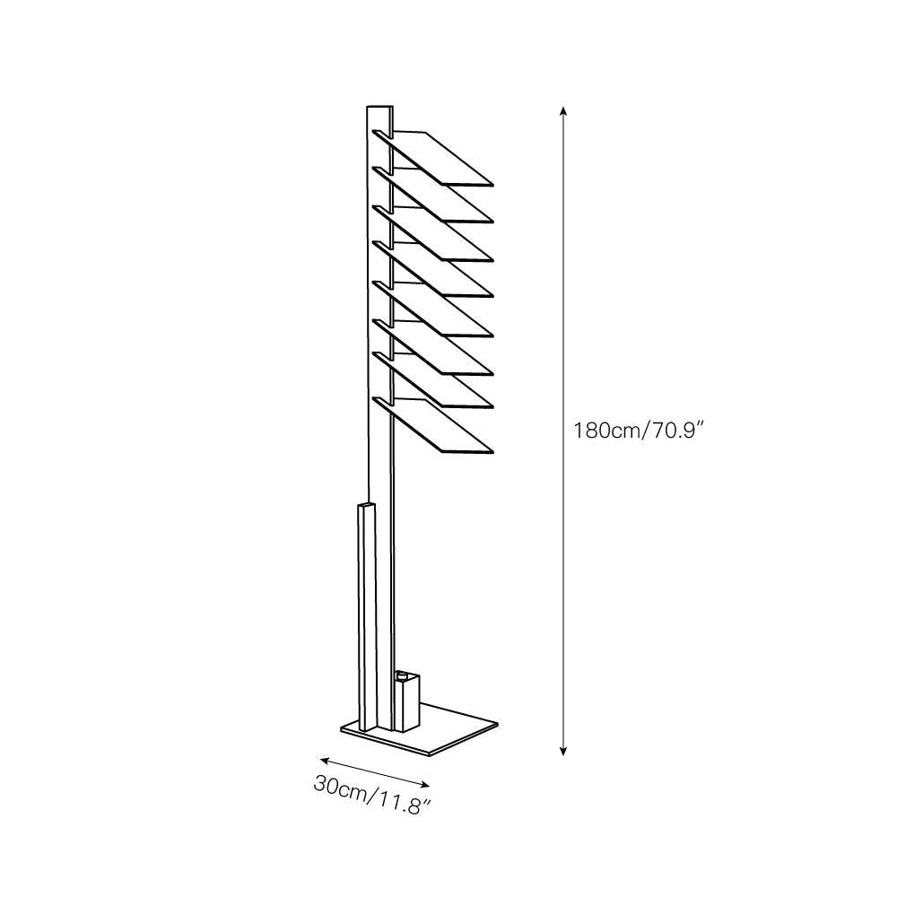 Axis Layered Metal Floor Lamp