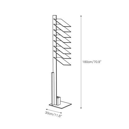 Axis Layered Metal Floor Lamp