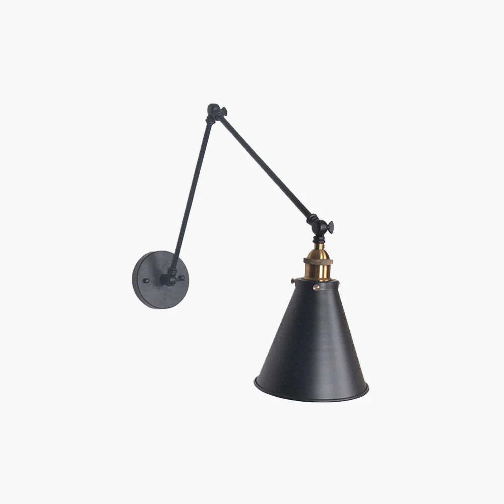 Brady Lámpara De Pared Moderna Ajustable 2 Colores Sala De Estar Metal